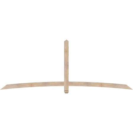 Ekena Millwork Bellingham Smooth Timber Gable Bracket, Douglas Fir, 108"W x 40"H x 3 1/2"D x 3 1/2"F, 9/12 Pitch GBW108X40X0404BEL00SDF